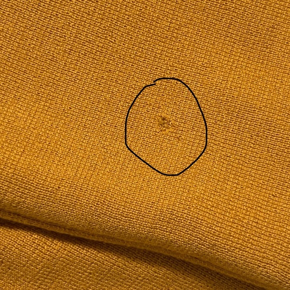 J. Crew Yellow Off-the-Shoulder Sweater - Picture 9 of 10